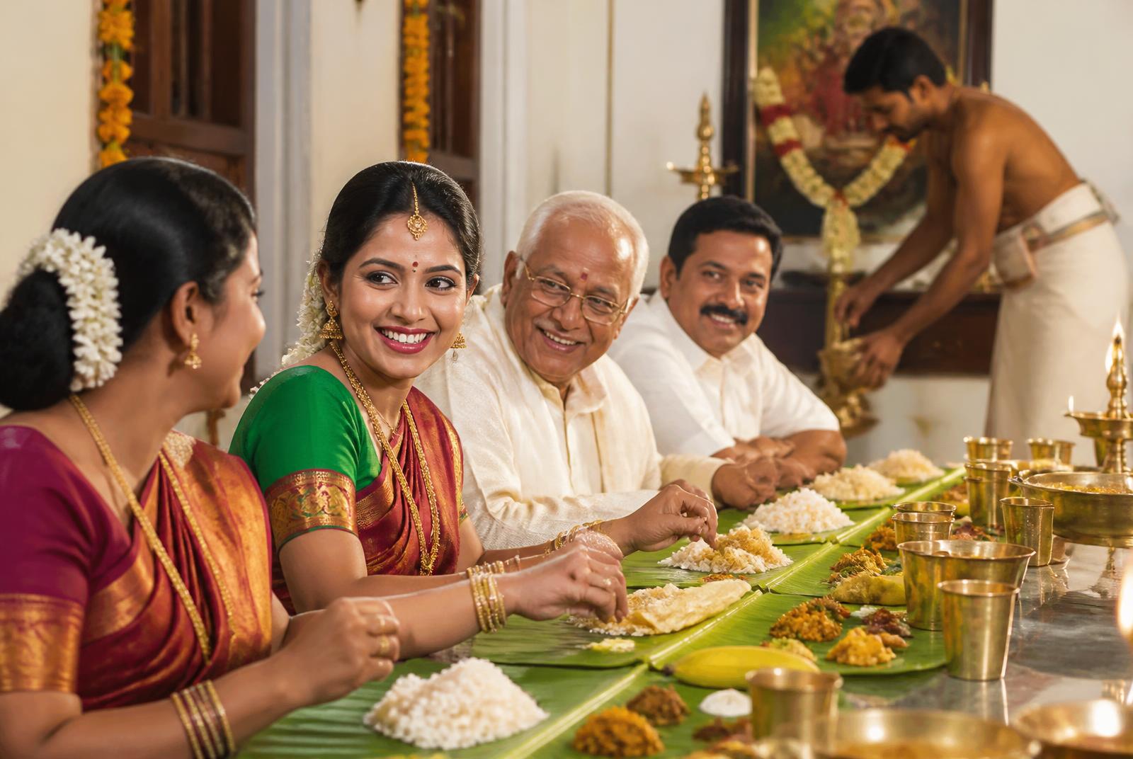 Family Banana Leaf Sadhya